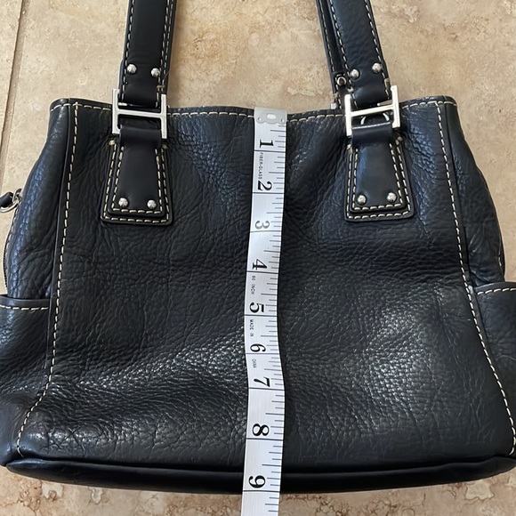 EUC Black Pebbled Leather Fossil 1954 Bag - Picture 10 of 12